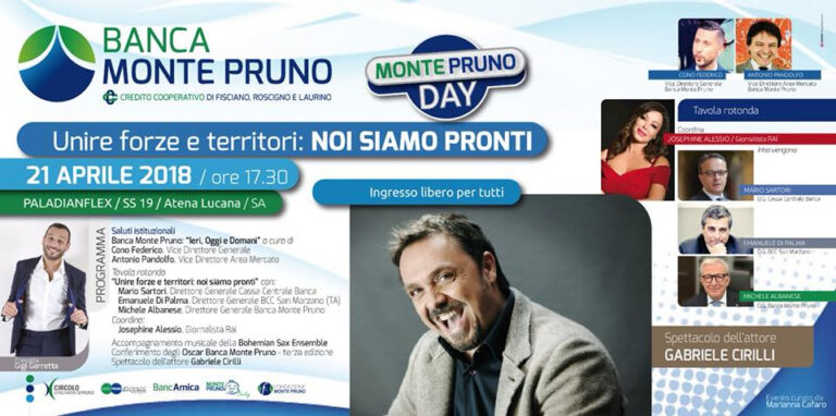 Tutto pronto per l’edizione 2018 del Monte Pruno Day. Appuntamento il 21 aprile ad Atena Lucana