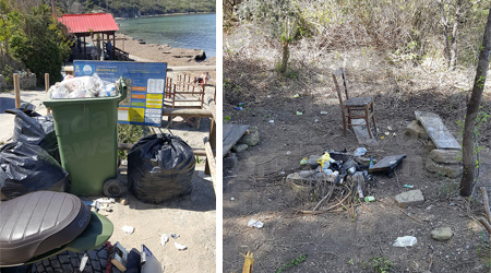 Baia di Trentova Agropoli Vandalizzata Fb