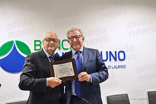 Banca Monte Pruno festeggia Rocco Manzolillo,presidente della Federazione Associazioni Campane negli USA