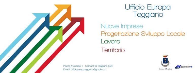 Teggiano: oltre 70 le idee di impresa seguite dall’Ufficio Europa per le agevolazioni di “Resto al Sud”