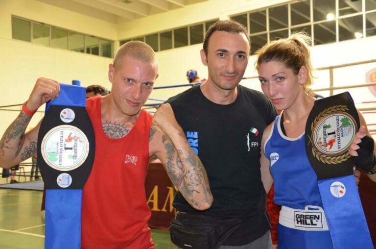 Annachiara e Giuseppe La Penna,di Sapri, conquistano il titolo “Cintura D’Italia” nel Campionato di Boxe