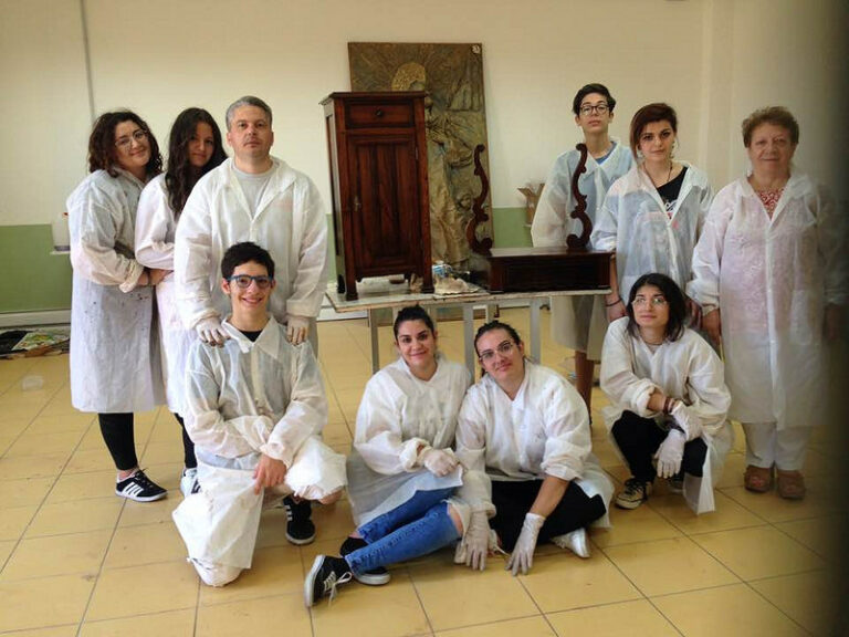 Gli studenti del “Pomponio Leto” di Teggiano ospiti a Montesano per il restauro di antichi mobili