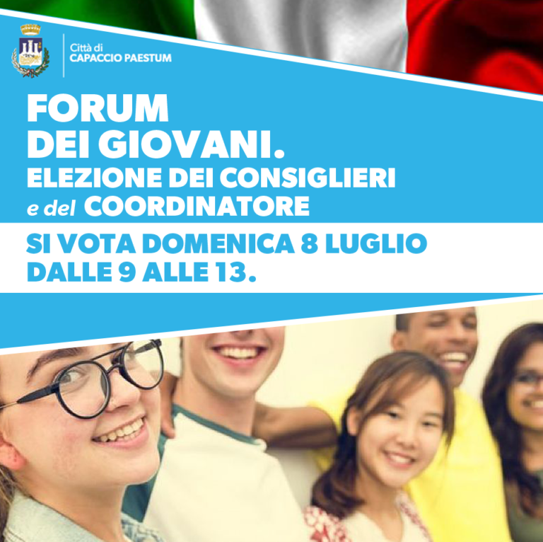 locandina elezioni forum dei giovani