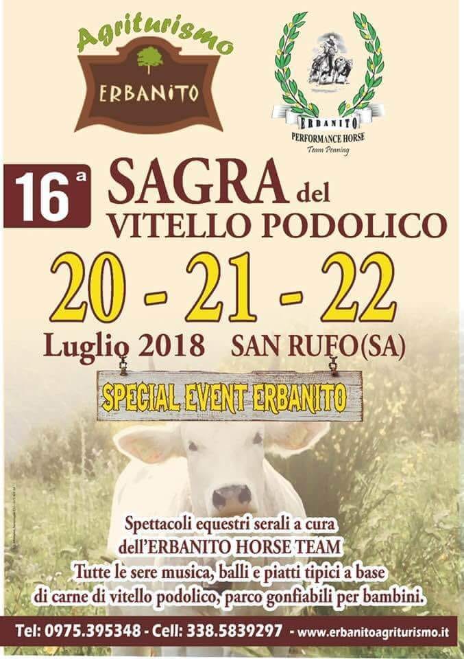 sagra del vitello podolico luglio 2018 Erbanito