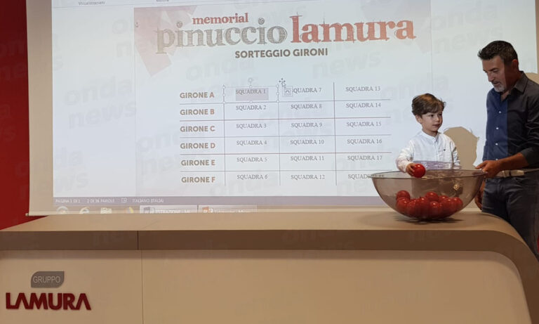 Alla DFL di Sala Consilina il sorteggio per la 2^ edizione del “Memorial Pinuccio Lamura”