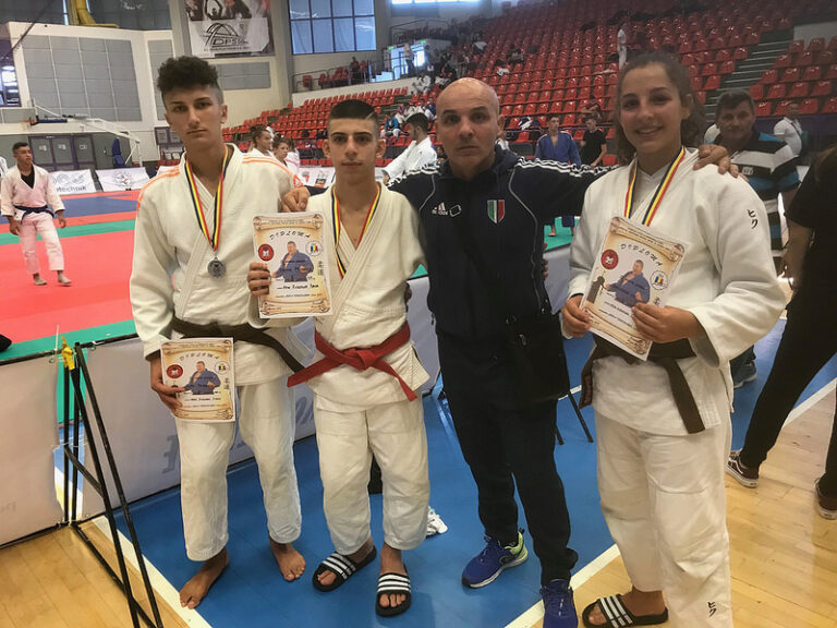 La New Kodokan di San Pietro al Tanagro conquista il podio al Torneo Internazionale di Judo in Romania