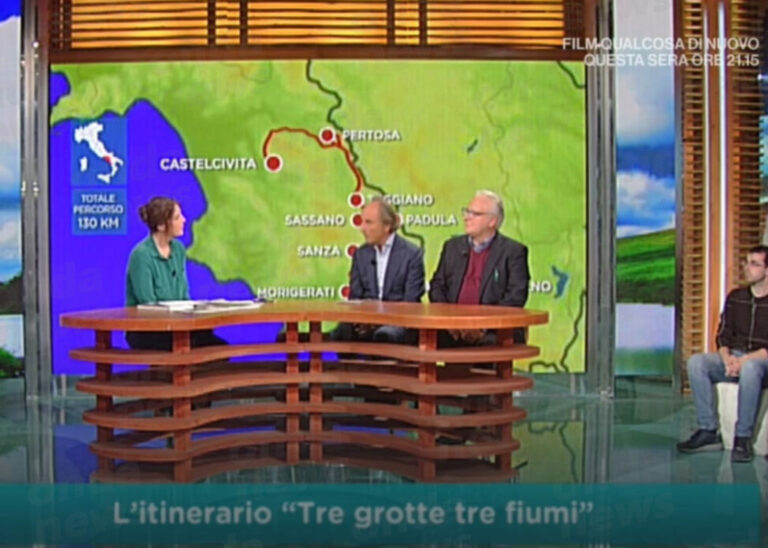 L’Itinerario “Tre grotte e tre fiumi”del Parco Nazionale protagonista su Rai3 a “Geo”