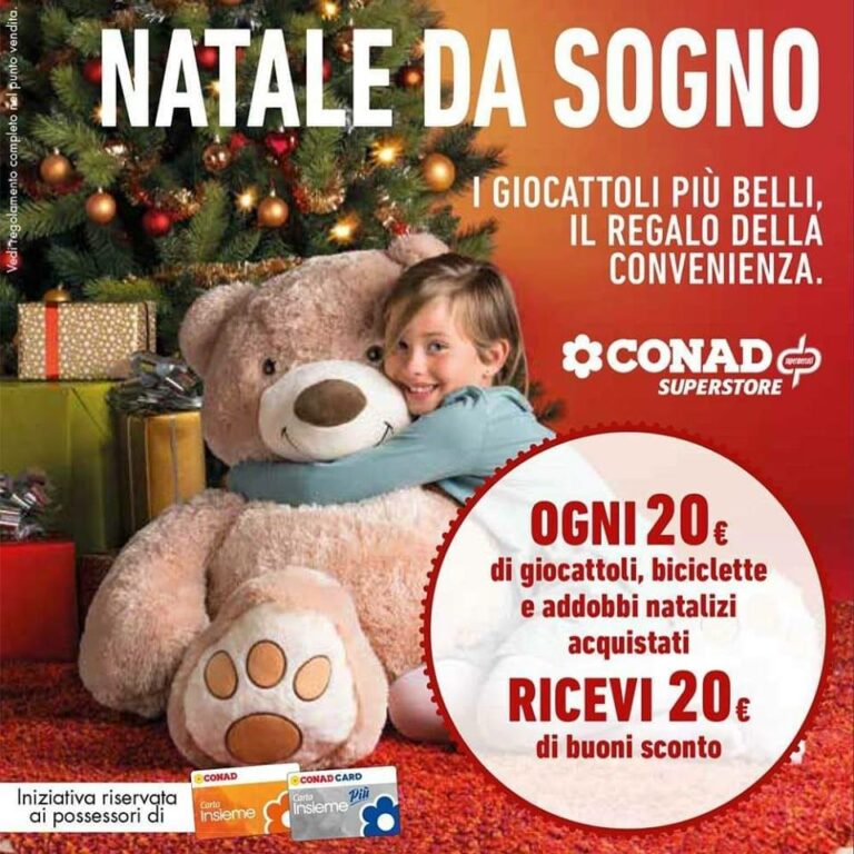 Negli store Conad di Atena Lucana e Sant’Arsenio promozione natalizia imperdibile per i più piccoli