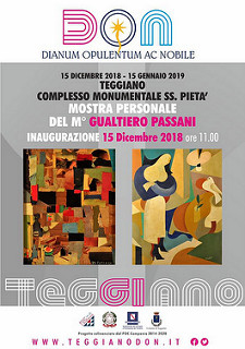 Teggiano: domani la cerimonia inaugurale della mostra di pittura del Maestro Gualtiero Passani