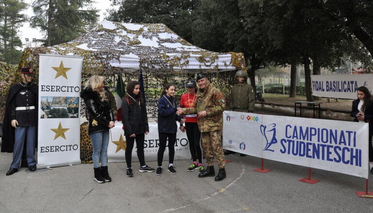 L’Esercito Italiano in Basilicata per i Campionati sportivi studenteschi di corsa campestre