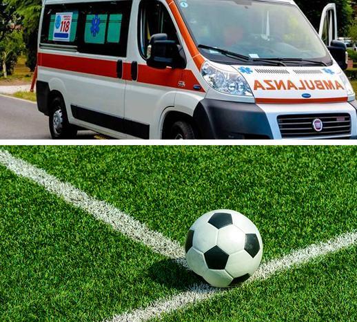 ambulanza calcio evidenza