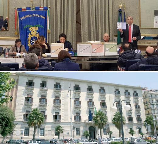 elezioni provincia salerno evidenza