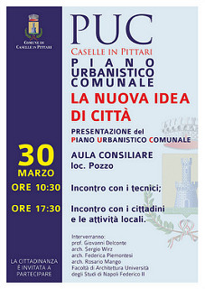 Il 30 marzo a Caselle in Pittari la presentazione del Piano Urbanistico Comunale