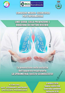 Domani a Sanza il convegno sulla prevenzione delle malattie dell’apparato respiratorio