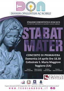 Teggiano: domani il concerto Stabat Mater a cura dell’Orchestra sinfonica di Salerno Claudio Abbado