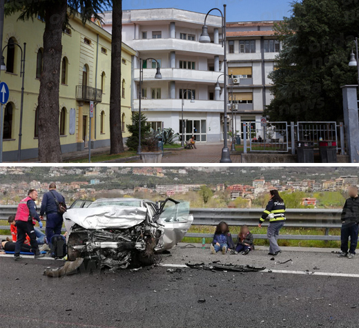 evidenza incidente autostrada contromano