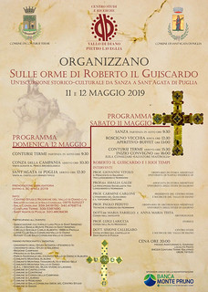 “Sulle orme di Roberto il Guiscardo”,l’11 e 12 maggio escursione storica da Sanza a Sant’Agata di Puglia