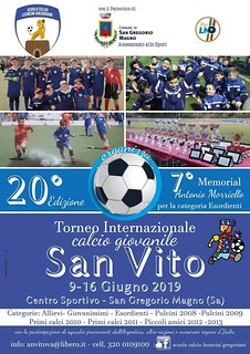 Al via a San Gregorio Magno il Torneo Internazionale calcio giovanile San Vito