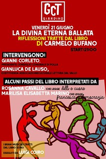 Teggiano: domani a Pantano si discute su “La divina eterna ballata”, libro di Carmelo Bufano