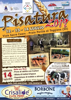 Tutto pronto a Prato Perillo di Teggiano per la Pisatura 2019. Appuntamento il 12, 13 e 14 luglio