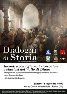 “Dialoghi di Storia” fa tappa a Padula. Domani incontro con i giovani ricercatori del Vallo di Diano