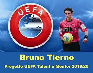 Arbitri. Bruno Tierno, della sezione AIA di Sala Consilina, selezionato per il progetto UEFA Talent