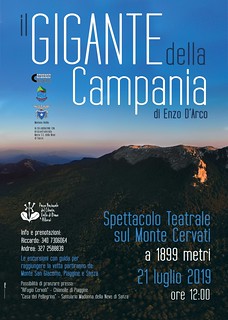 Il 21 luglio in scena sul Monte Cervati lo spettacolo teatrale più alto della regione Campania