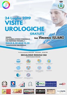 Sanza: domani visite urologiche gratuite presso il poliambulatorio comunale