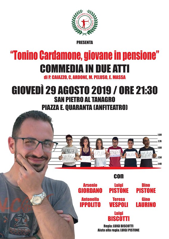 Domani in scena a San Pietro al Tanagro la compagnia teatrale “Sant’Arsenio – Ieri, oggi e domani”