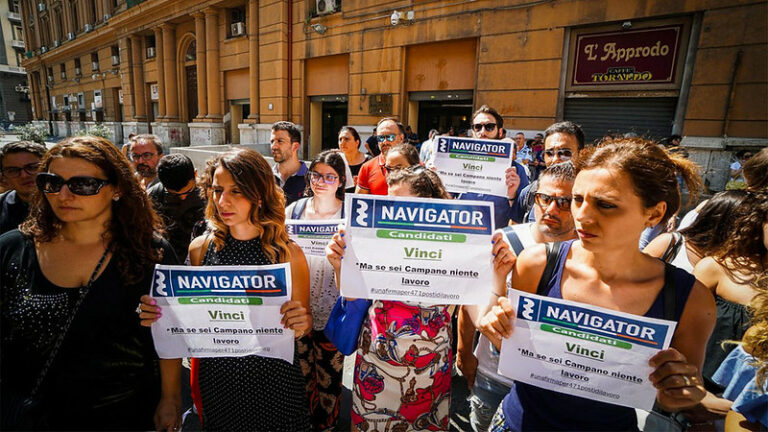 Protesta navigator campani. “Domani il Governatore De Luca dovrà sentire la nostra voce”