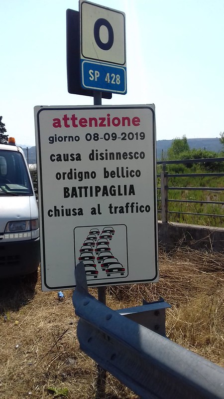 L’8 settembre traffico interdetto a Battipaglia per le operazioni di bonifica dell’ordigno bellico