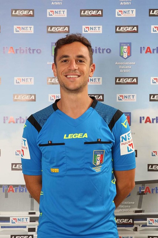 L’arbitro Ivan Robilotta della sezione AIA di Sala Consilina in Serie B per Pordenone-Spezia