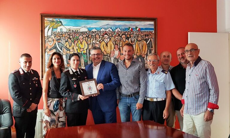 Agropoli: il neo Comandante dei Carabinieri Fabiola Garello fa visita al sindaco Coppola