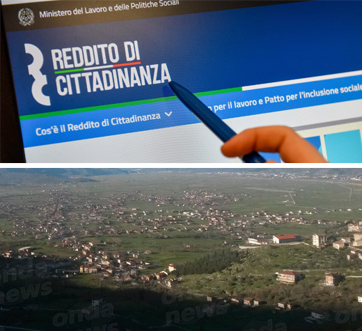 reddito cittadinanza vallo di diano evidenza