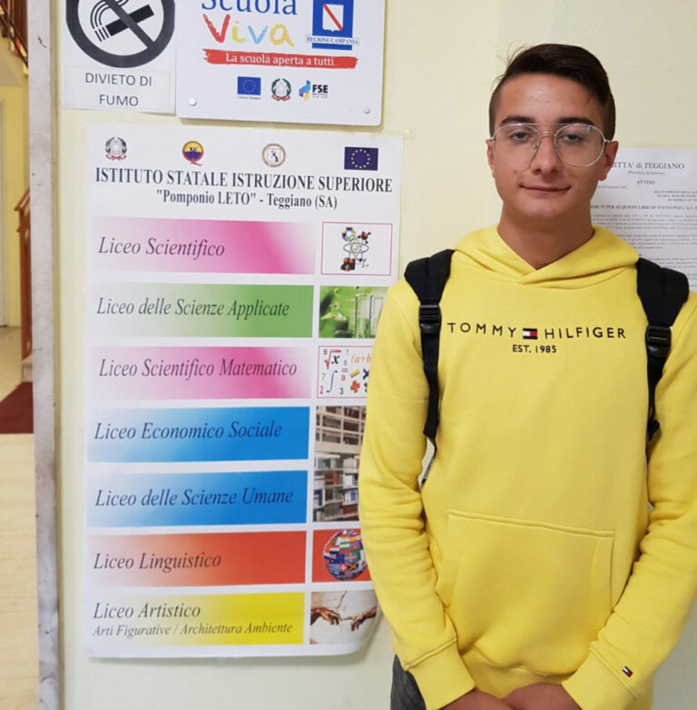 Stefano Mignoli, studente del “Leto”, rappresentante della Campania ai Campionati di Atletica Leggera