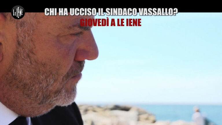 Giulio Golia a Pollica per far luce sull’omicidio Vassallo. Servizio in onda questa sera a “Le Iene”