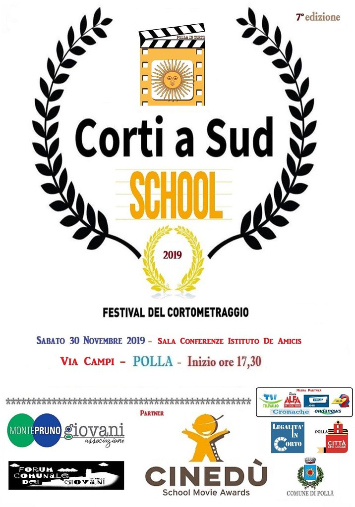 Polla: domani la VII edizione del festival cinematografico “Corti a Sud” dedicato agli studenti