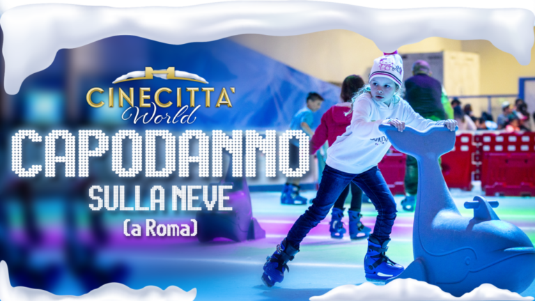 Capodanno con la neve a Cinecittà World. Il 31 dicembre apre il Villaggio del Divertimento