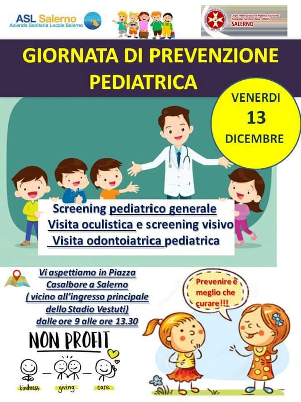 Gornata prevenzione Pediatrica