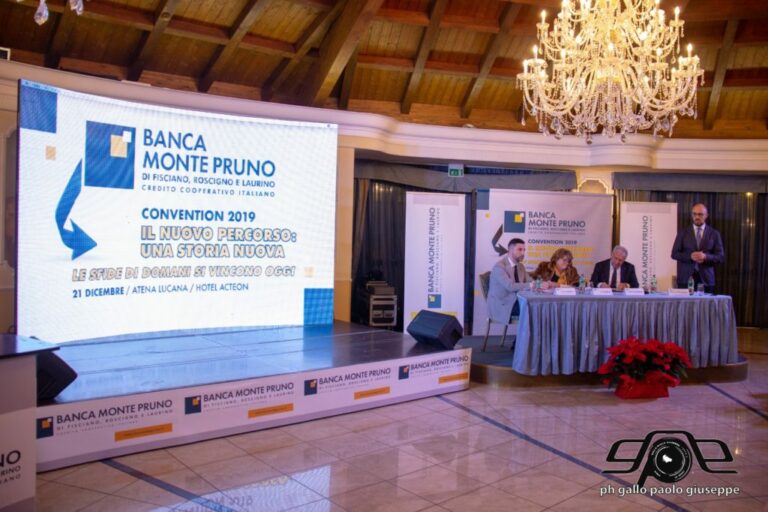 Banca Monte Pruno, un anno di sfide vinte. La convention per chiudere un brillante 2019