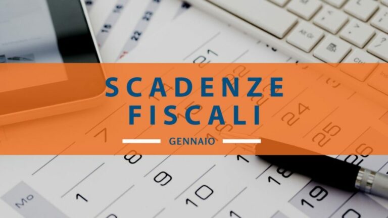 Il calendario delle scadenze fiscali di gennaio 2020 – a cura dello Studio Viglione Libretti