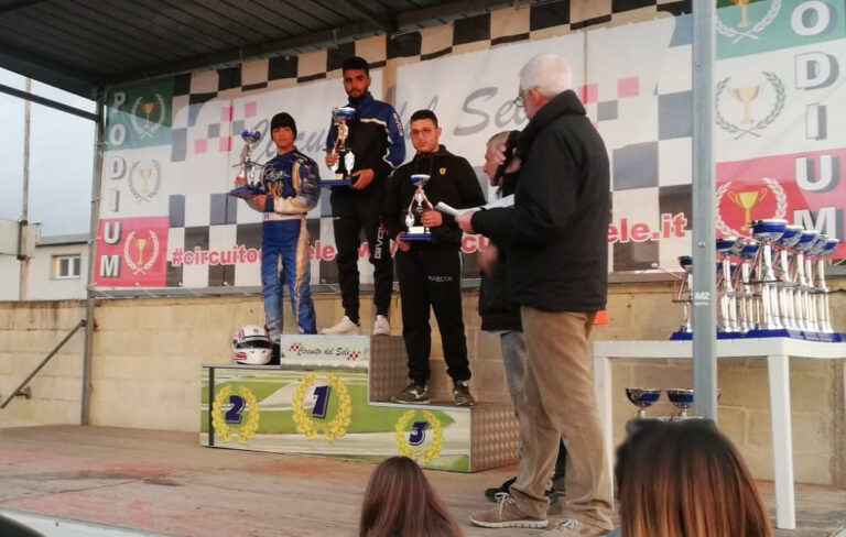 Nicola Imparato, pilota di kart di Sala Consilina, conquista il Campionato Regionale