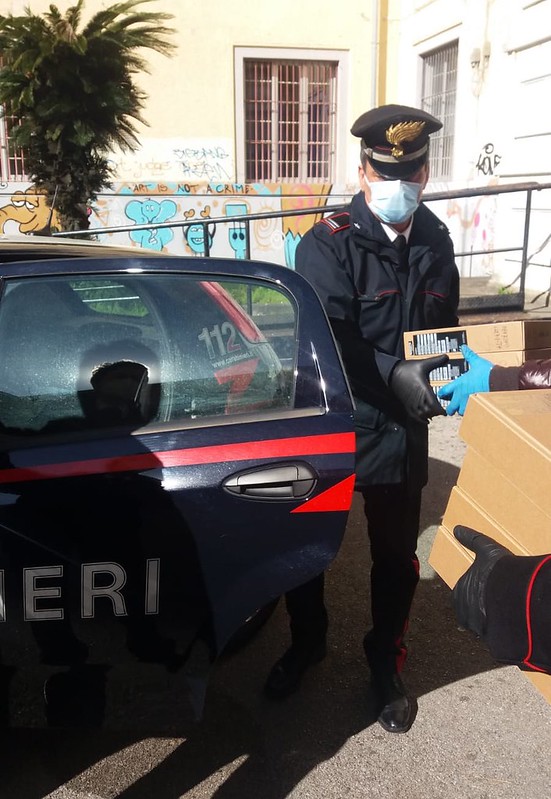 Coronavirus. I Carabinieri di Salerno consegnano pc nei comuni della provincia per la didattica a distanza