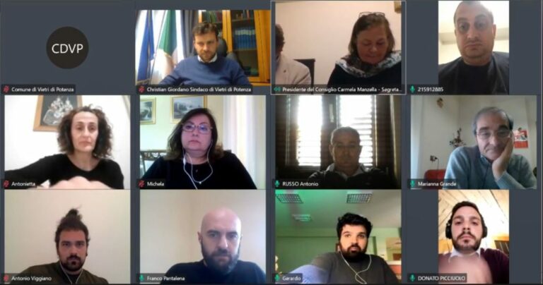 A Vietri di Potenza Consiglio comunale in videoconferenza. Giordano annuncia l’avvio di diversi lavori