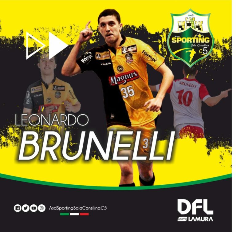 Calcio a 5. Colpo di mercato per lo Sporting Sala Consilina, arriva il talentuoso pivot Leonardo Brunelli