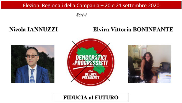 iannuzzi boninfante regionali campania 2020