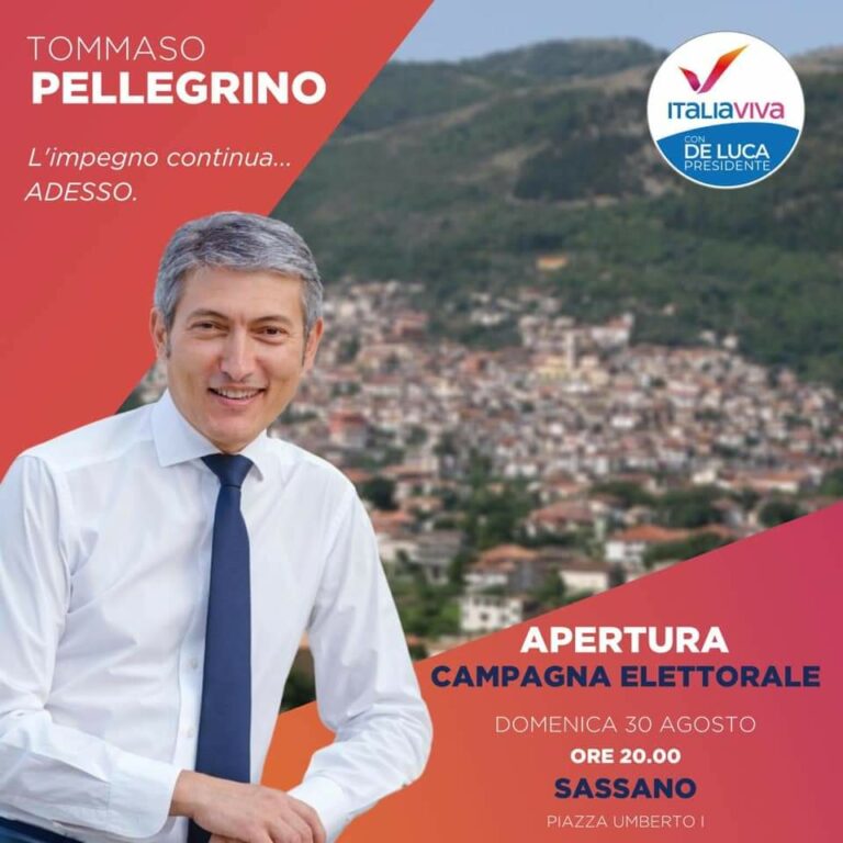 pellegrino apertura campagna 30 agosto 2020