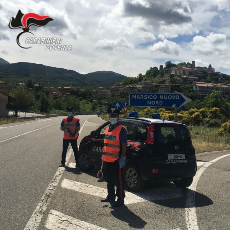 Controlli dei Carabinieri sulle strade del Potentino. Diverse persone denunciate alla guida in stato di ebbrezza