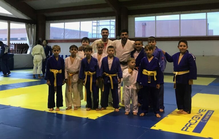 Il campione olimpico Pino Maddaloni ospite di uno stage alla New Kodokan di San Pietro al Tanagro