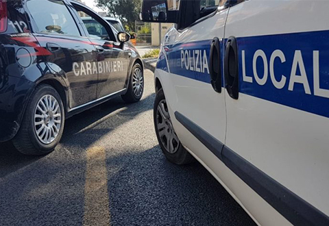 polizia locale carabinieri evidenza